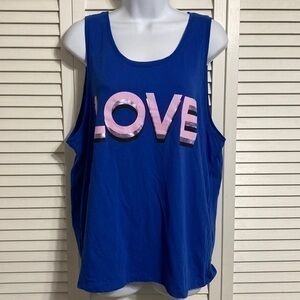 Victoria's Secret Victoria Sport
Blue Open Back Tie Tank Top